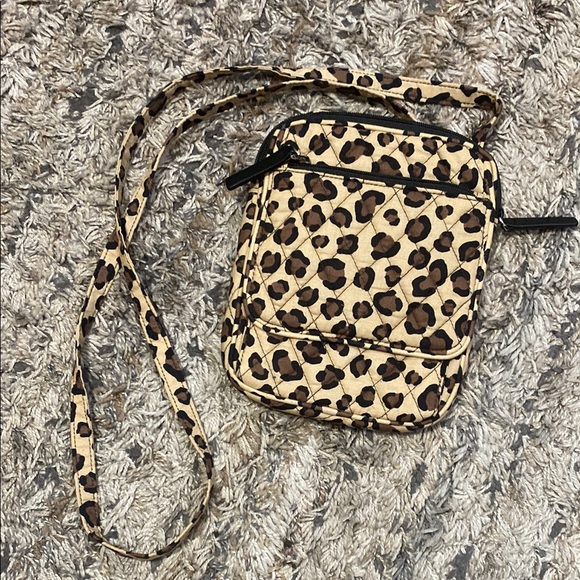 Vera Bradley Handbags - Vera Bradley Leopard Print Crossbody Bag